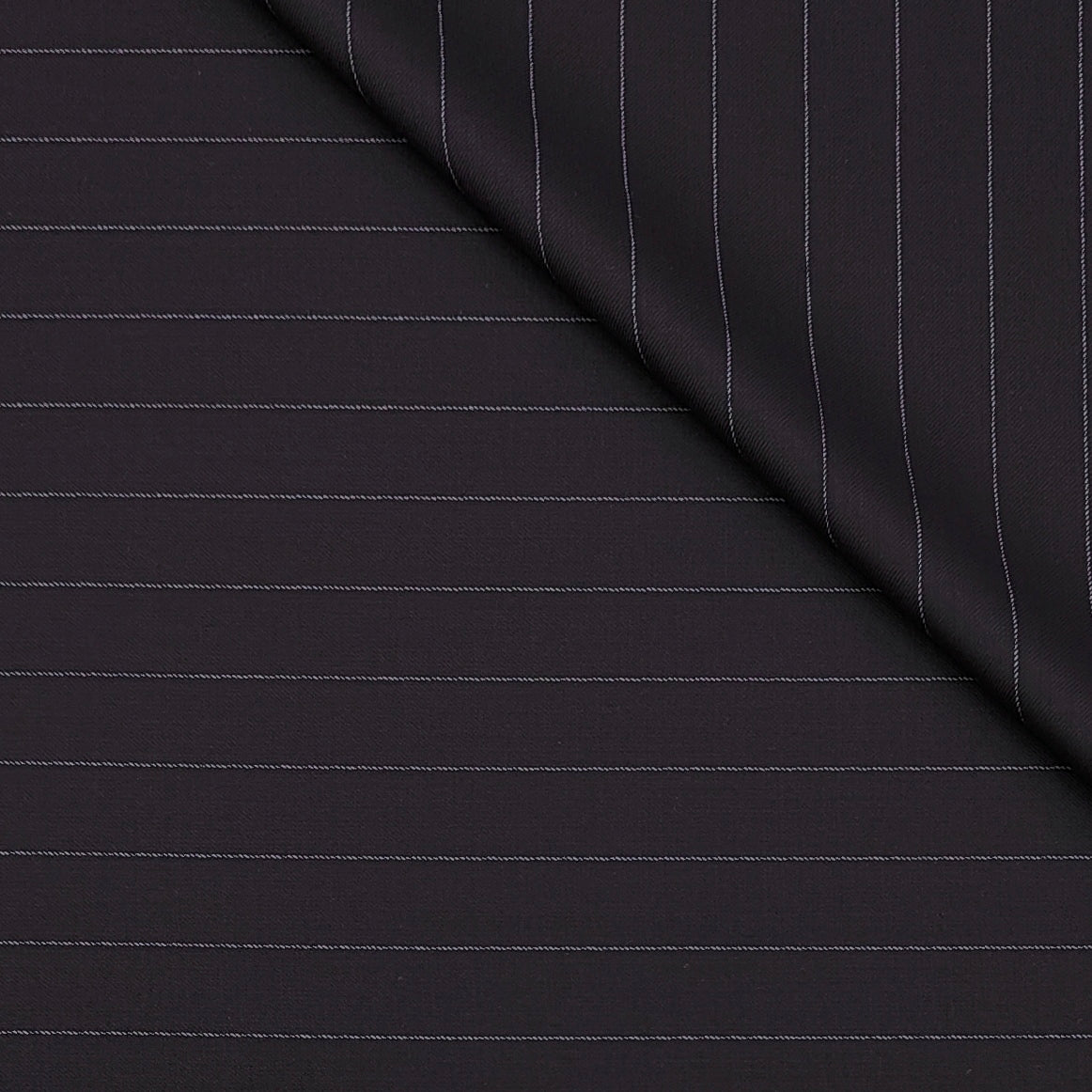 Canetti Italy Luxury 2Ply TR Broad Stripes Suiting Fabric Colour Dark Wine